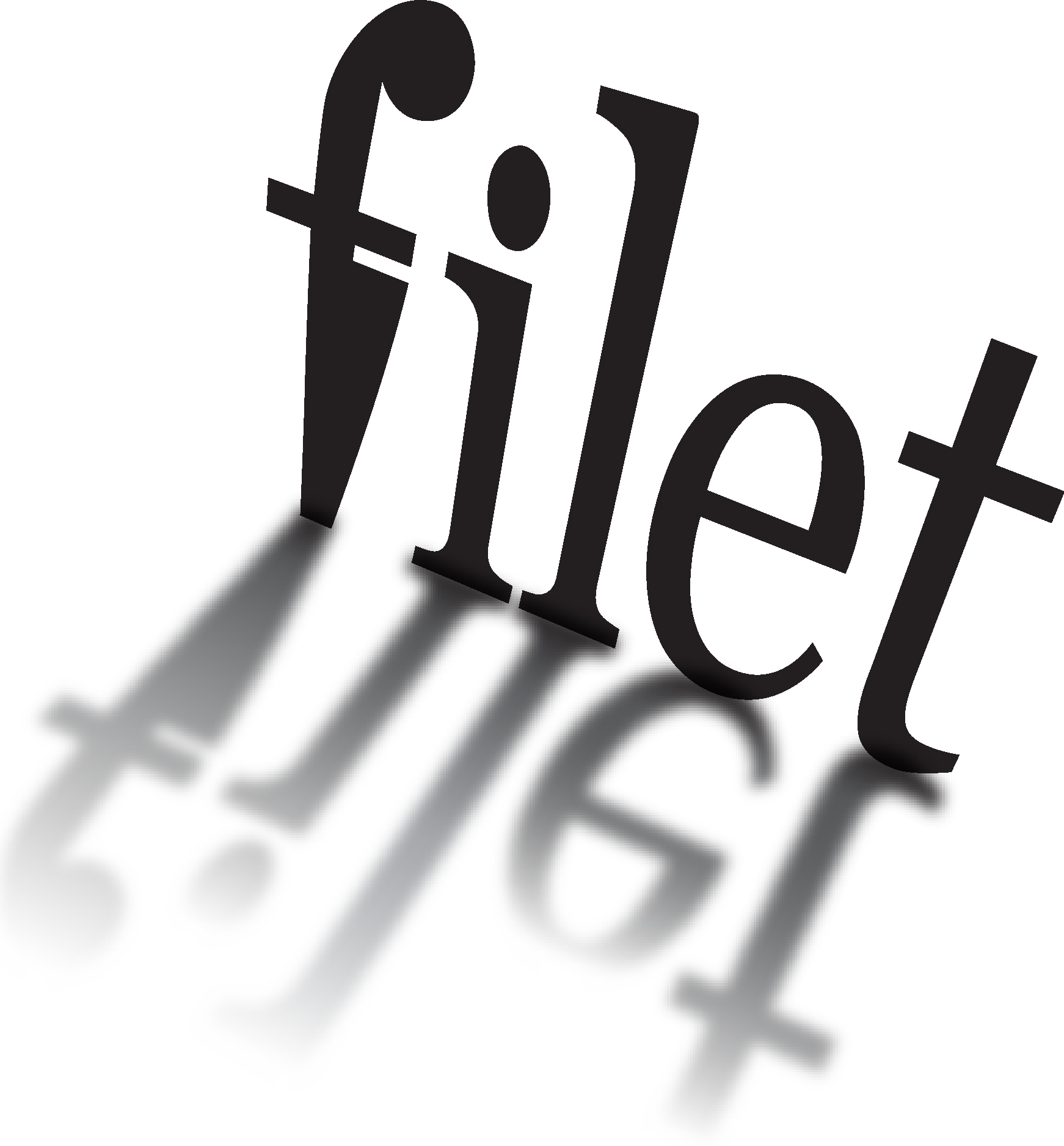 Filet Post Production Logo Vector Logo